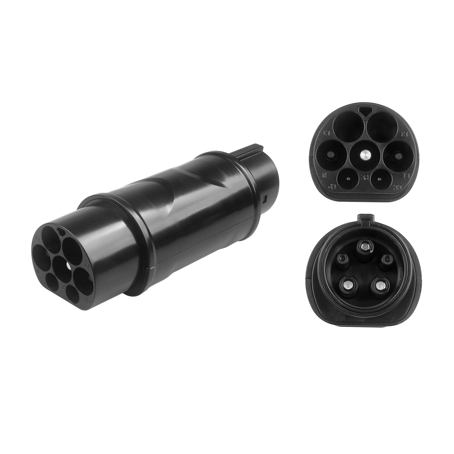 250A European Standard Connector Type 2 To Type 1 EV Adapter