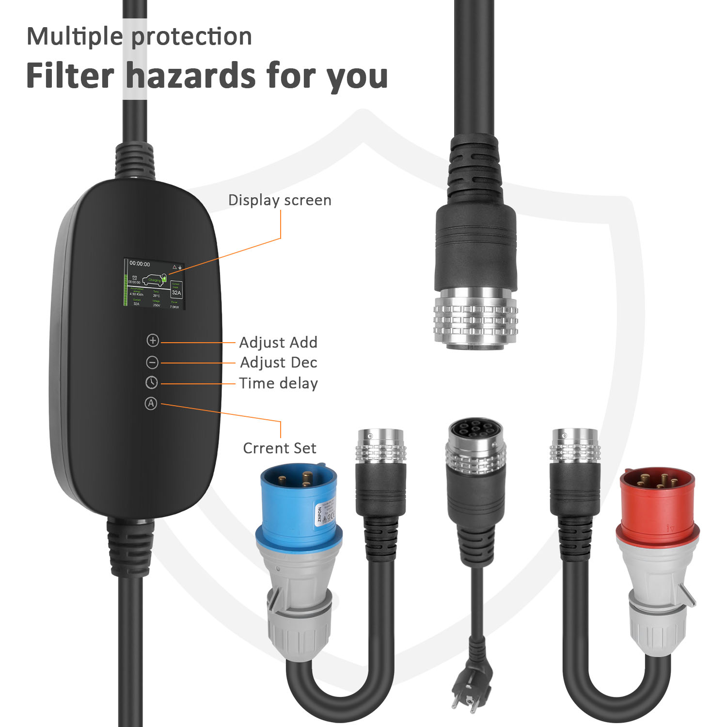 Advanced Type 2 Portable EV Charger: Efficient, Safe, Versatile