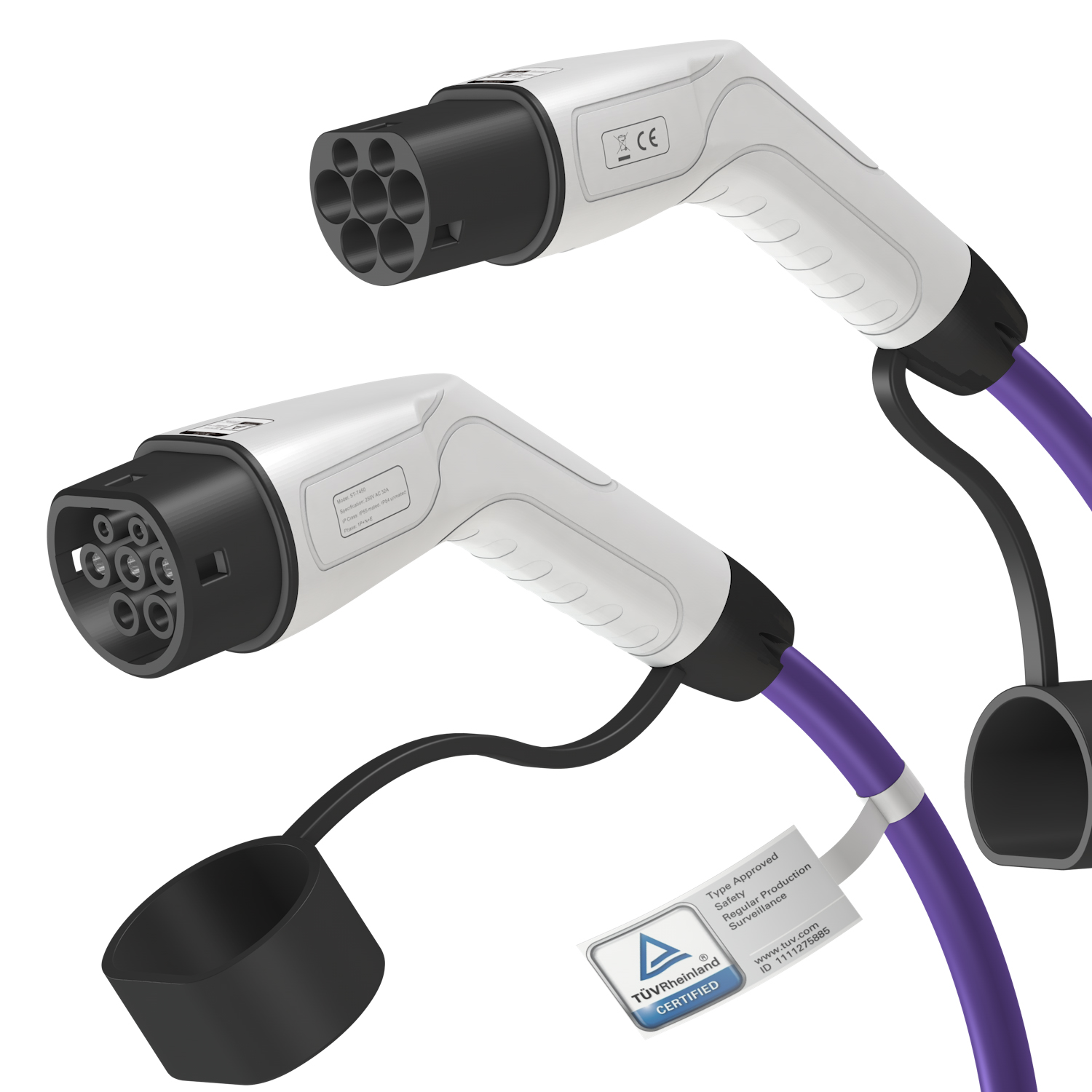Customizable Type 2 EV Charger Cable for Electric Vehicles