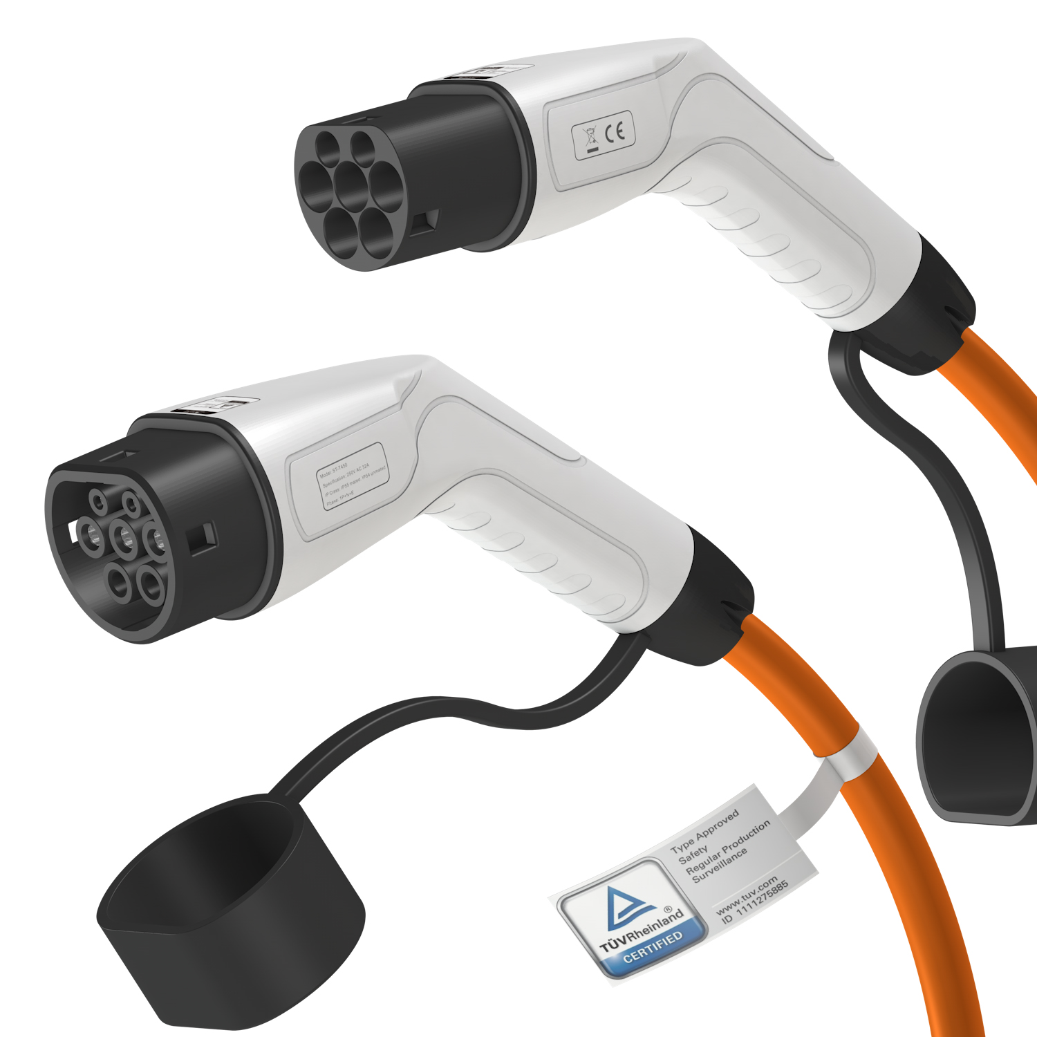 Durable Type 2 EV Charger Cable with Customizable Design