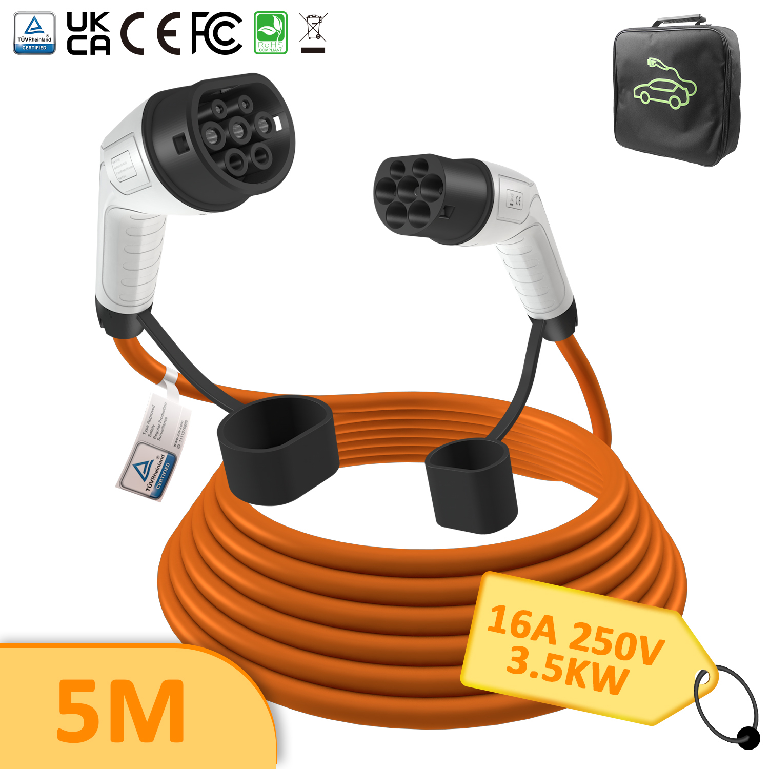Type 2 EV Charger Cable