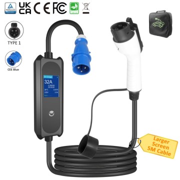 EV Charger 5M Charger Cable Mobile Home EV Charger