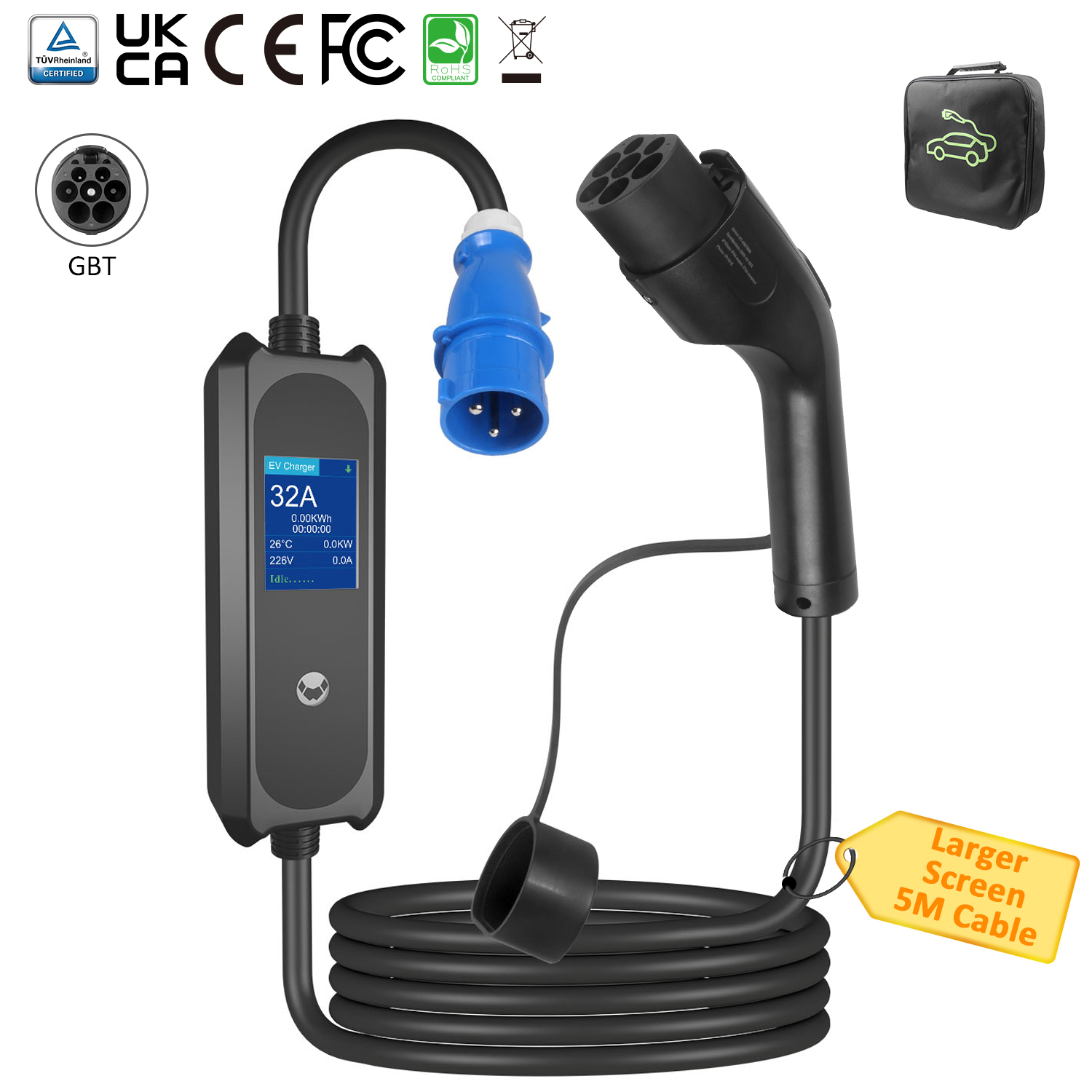 GB/T Portable EV Charger