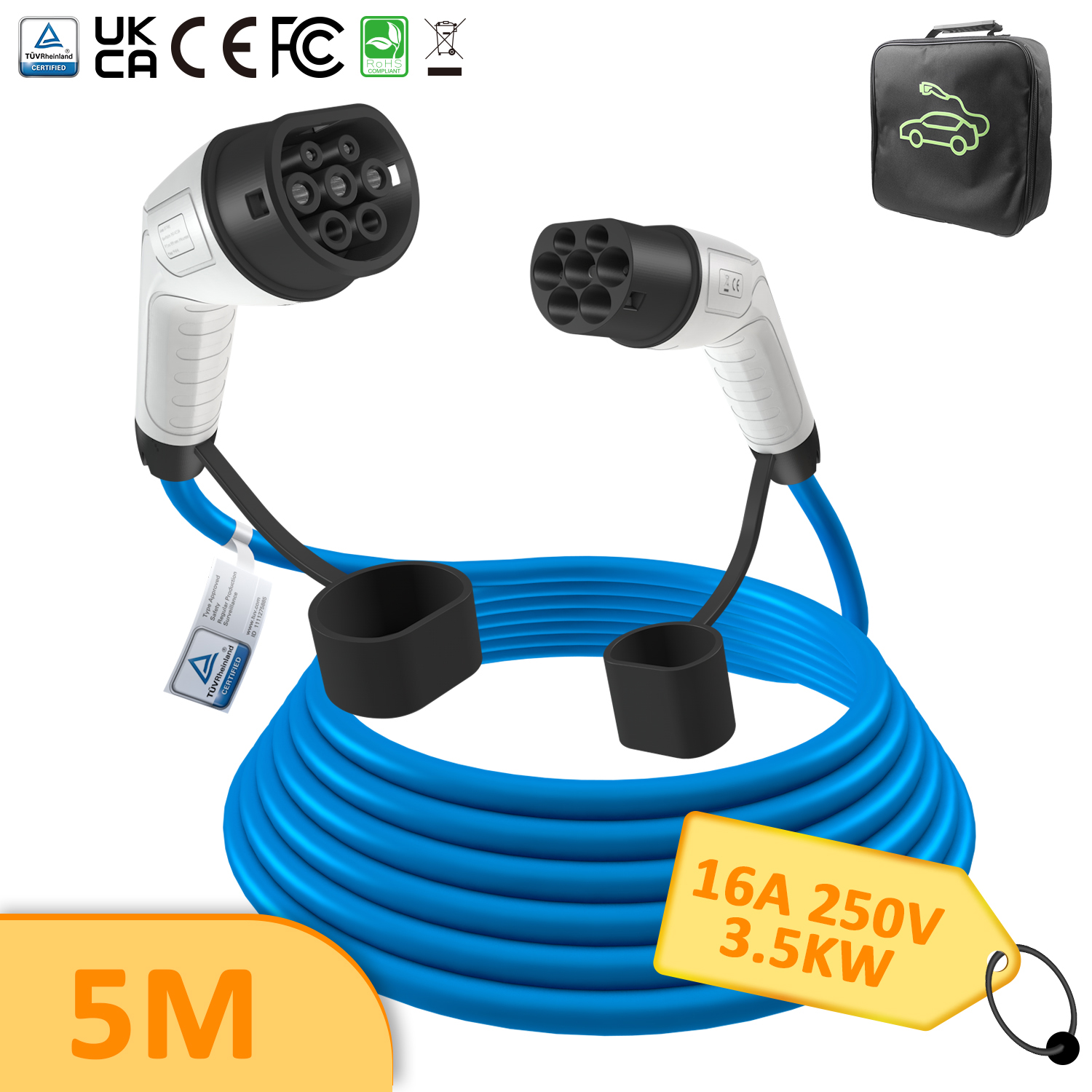 Type 2 EV Charger Cable