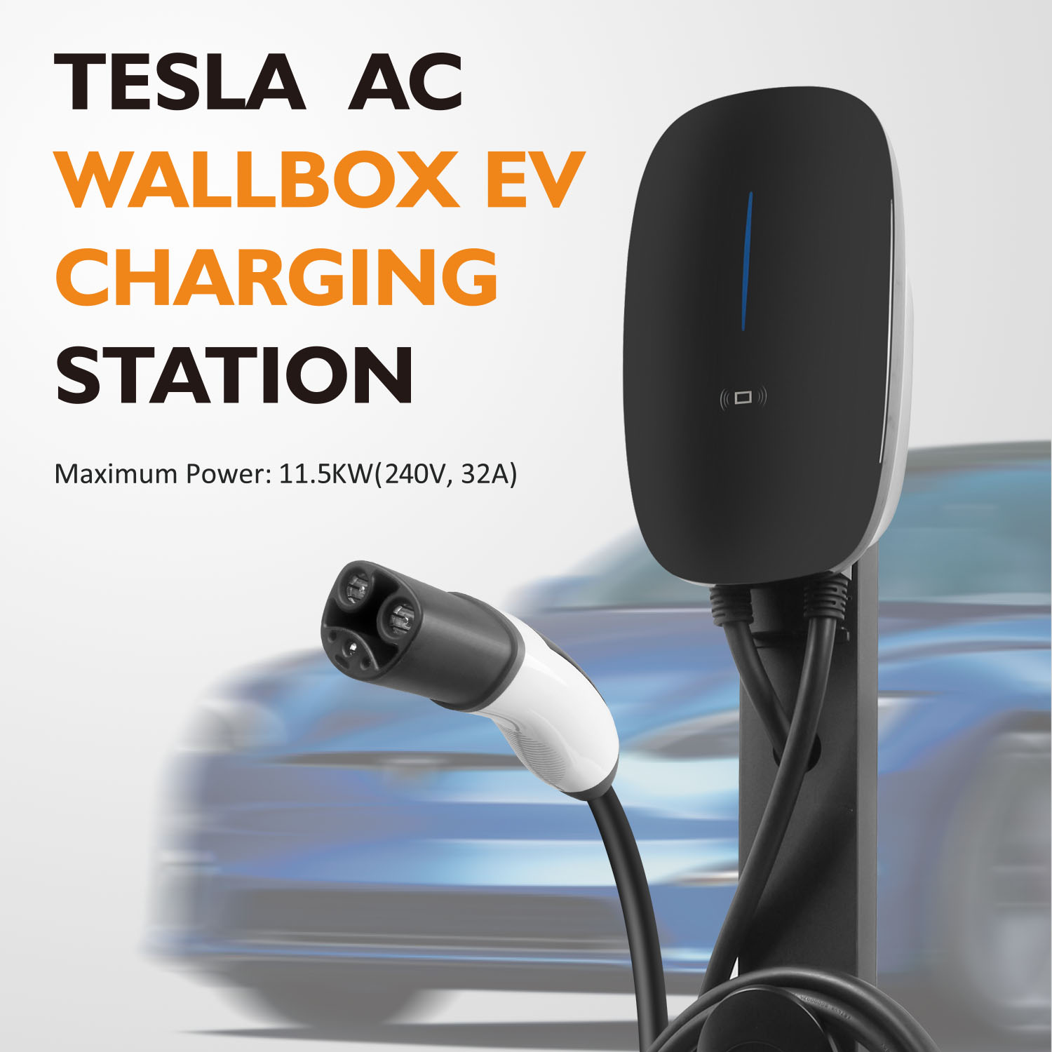 High-Performance Tesla Wallbox EV Charger Station for Home Use