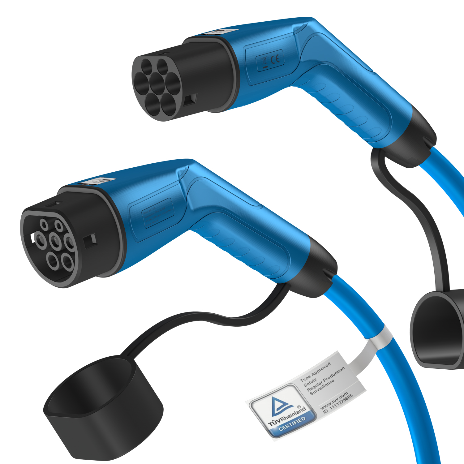 High-Performance Type 2 EV Charger Cable with Customizable Design