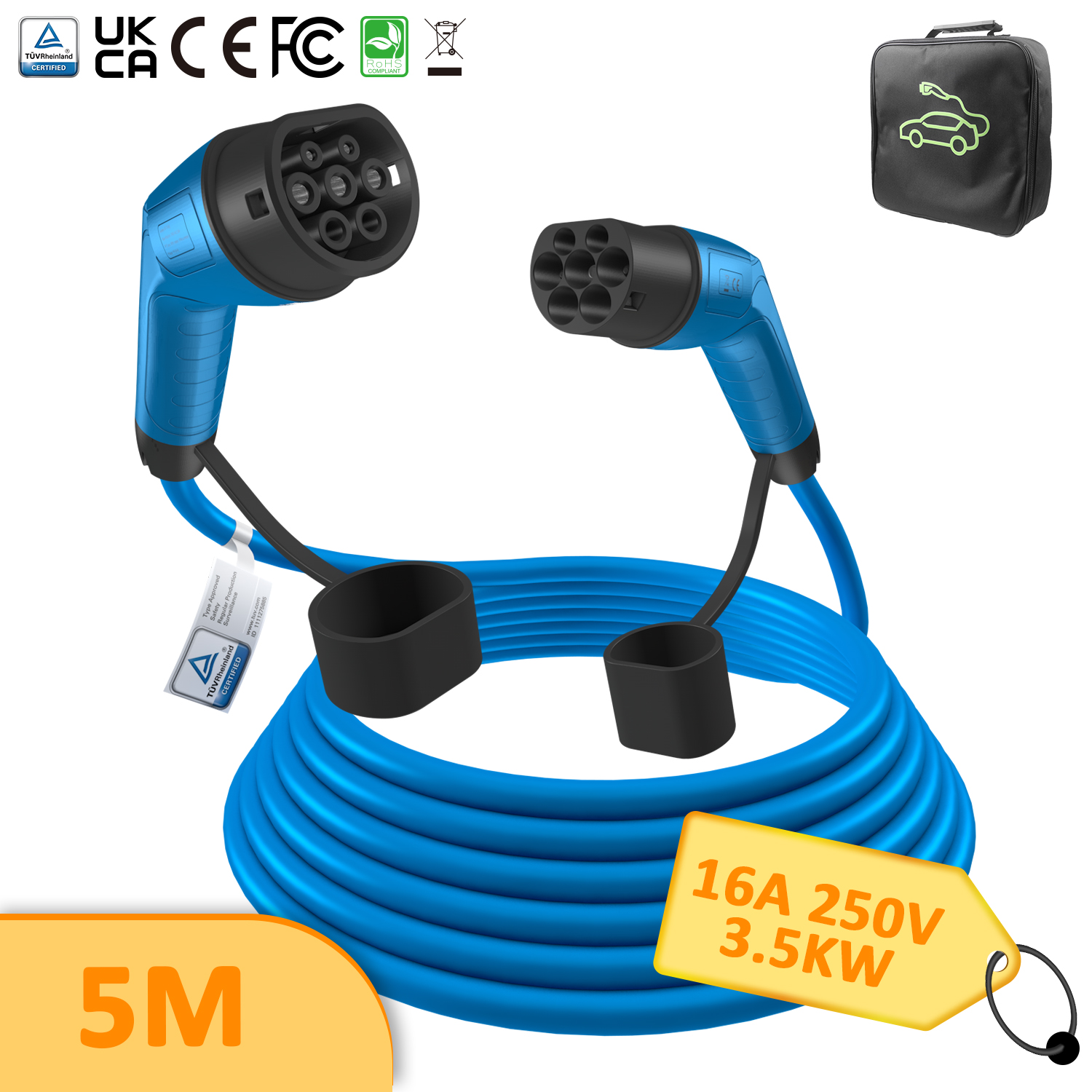 Type 2 EV Charger Cable