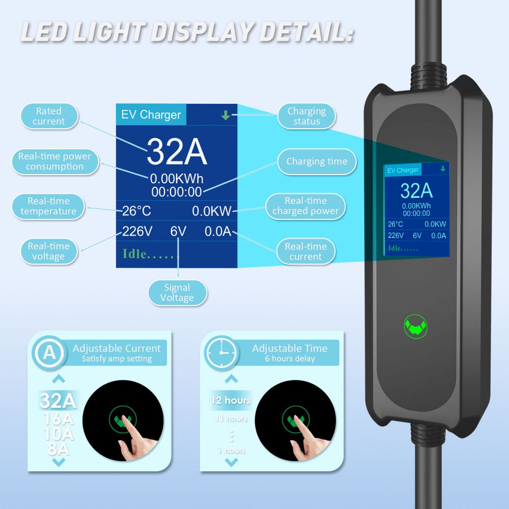 Home Flex Level 2 EV Charger 3.5KW Electric Vehicle Charger
