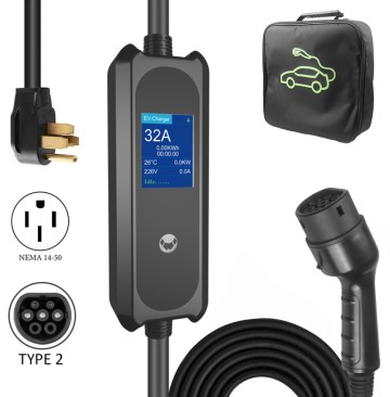 European Type 2 Portable EV Charger Cable