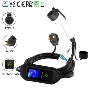 9.6kW 40A 240V Type 1 Portable EV Charger