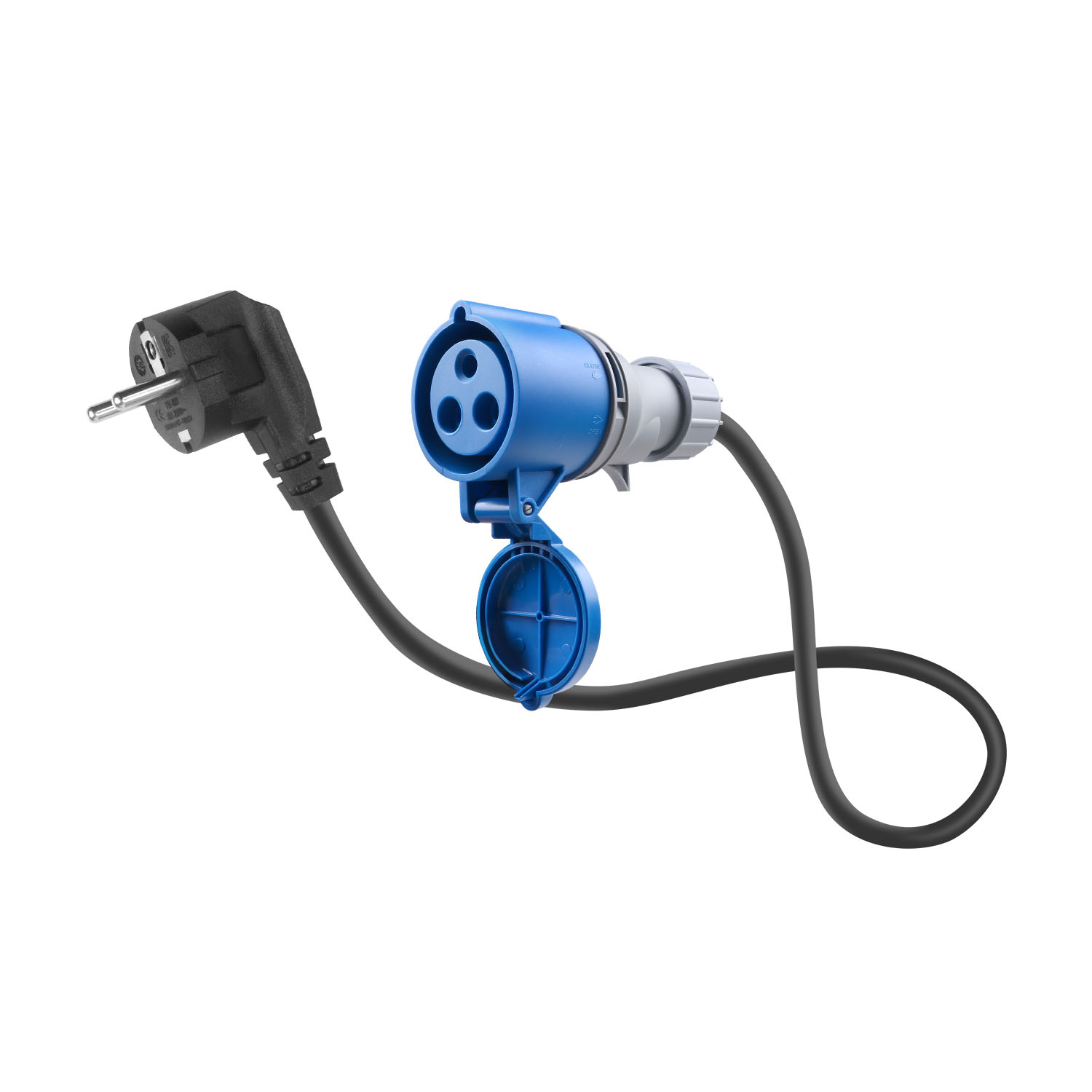 SCHUKO to CEE Plug for 16A Portable EV Charger