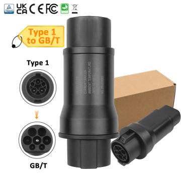 Type 1 to Type 2 EV Charger Adapter - Fast, Safe, and Convenient