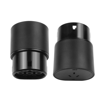 Type 2 Charger Head With UK Plug Portable EV Charger Gun with Adjustable Current for