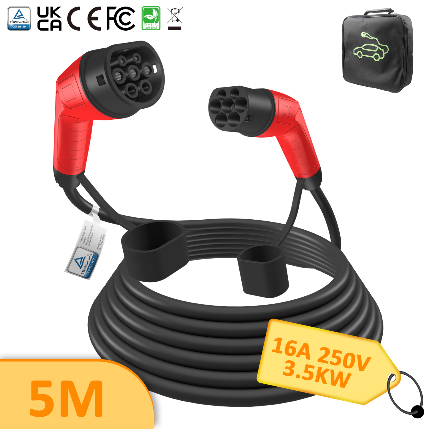 Type 2 EV Charger Cable