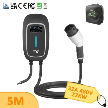 Type 2 Wallbox EV Car Charger Station 32A 7kW EV Charger Type2 Wall-mounted