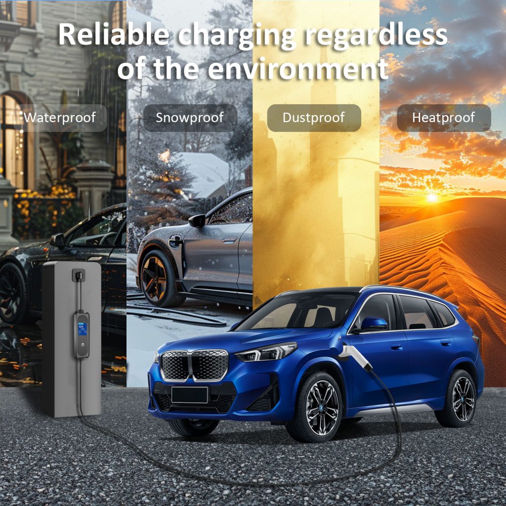 Type 2 to Schuko Plug Portable EV Charger Station - Application